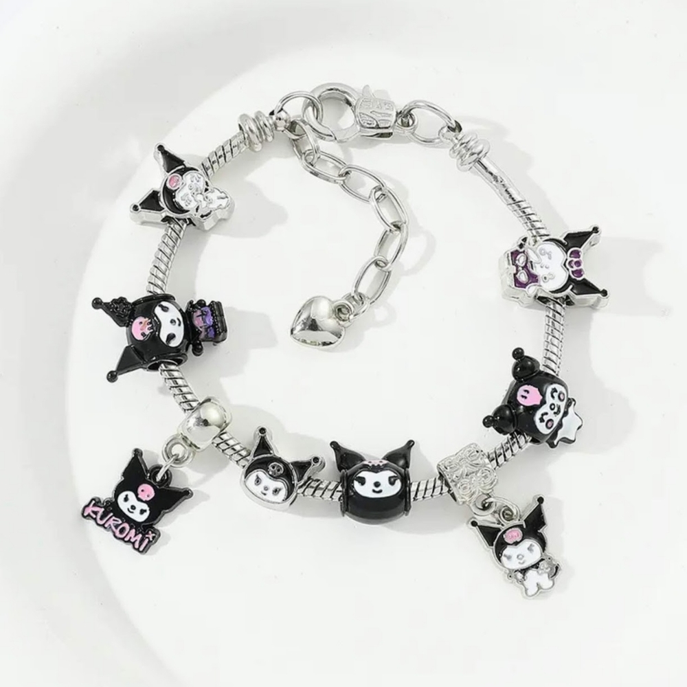 Bracelet and Charms Kuromi Sanrio Lovely Family  Kuromi